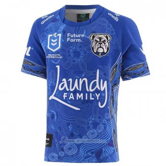 Maillot canterbury bankstown bulldogs rugby 2026 indigene